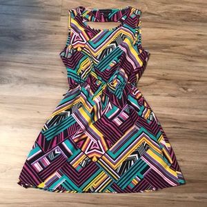 Color block geometric Dress size XS